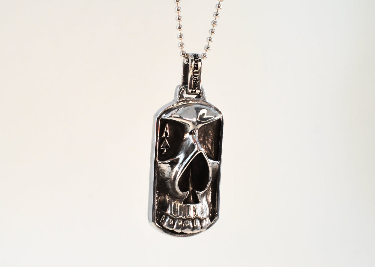 Ace of spades dog tag deals