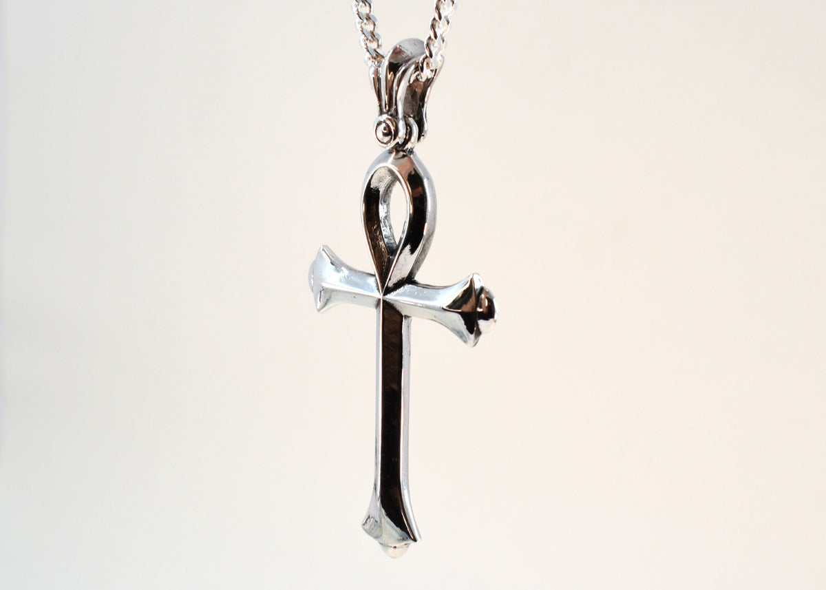 Ankh Cross Necklace | Handcrafted by Silver Luthier