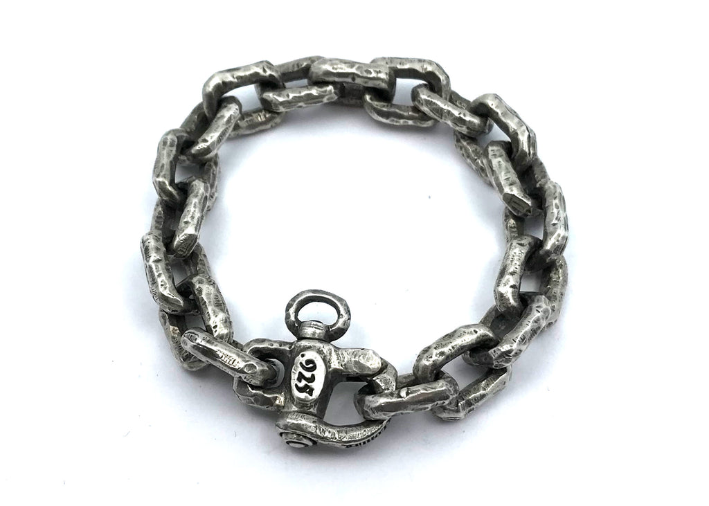 【HYERES LOR】H Edition Silver shackle string bracelet TXT Yeonjun Favorite / HYERES LOR / Elite Silver Emblem